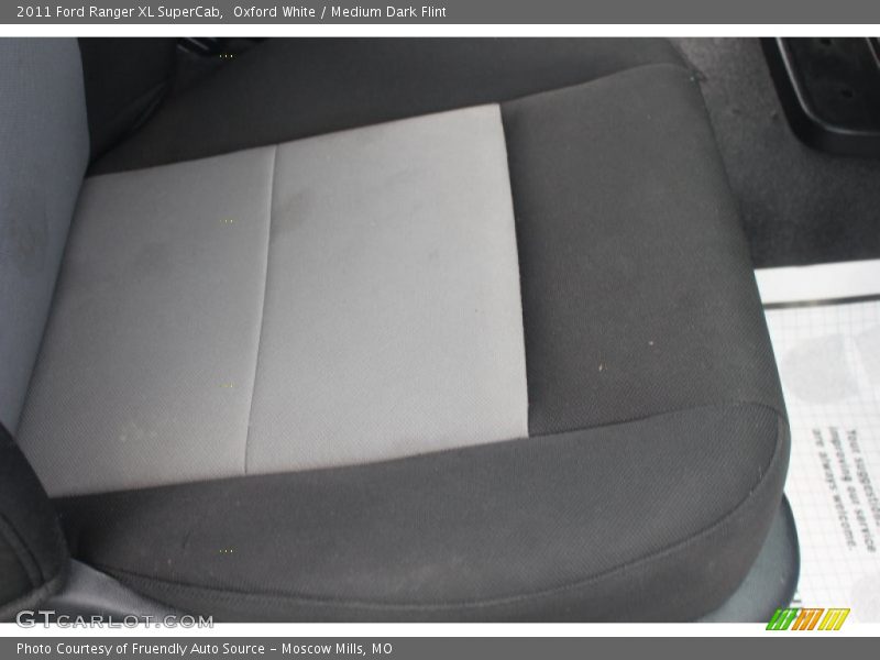 Oxford White / Medium Dark Flint 2011 Ford Ranger XL SuperCab