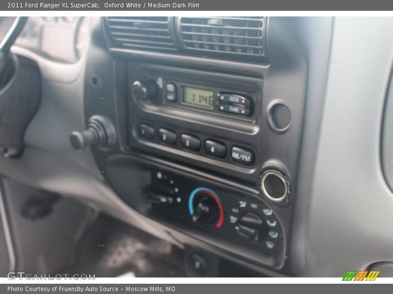 Oxford White / Medium Dark Flint 2011 Ford Ranger XL SuperCab