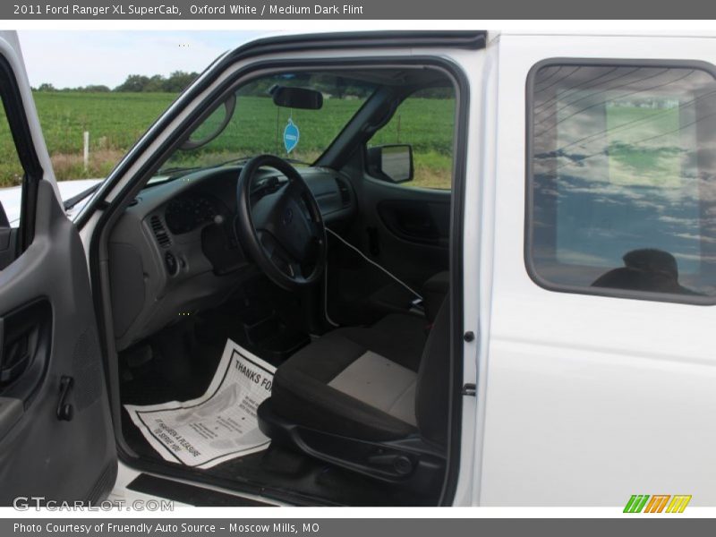 Oxford White / Medium Dark Flint 2011 Ford Ranger XL SuperCab