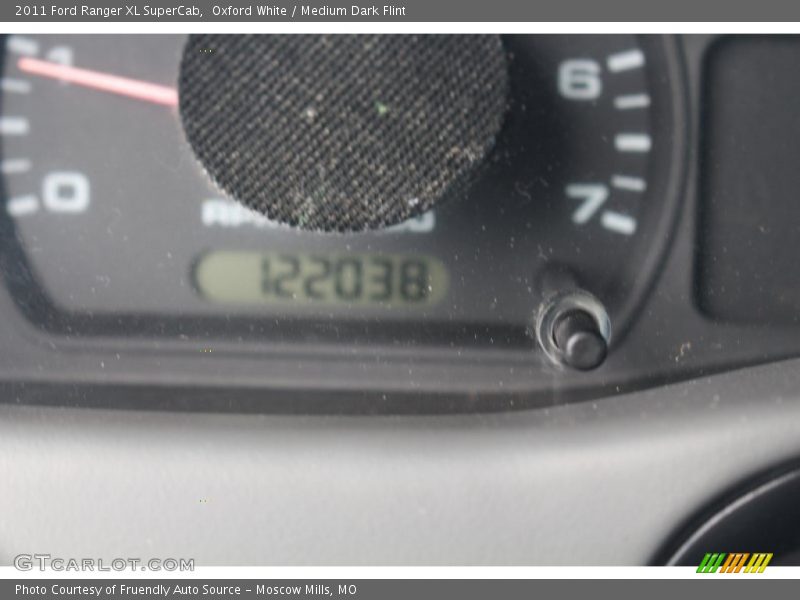 Oxford White / Medium Dark Flint 2011 Ford Ranger XL SuperCab