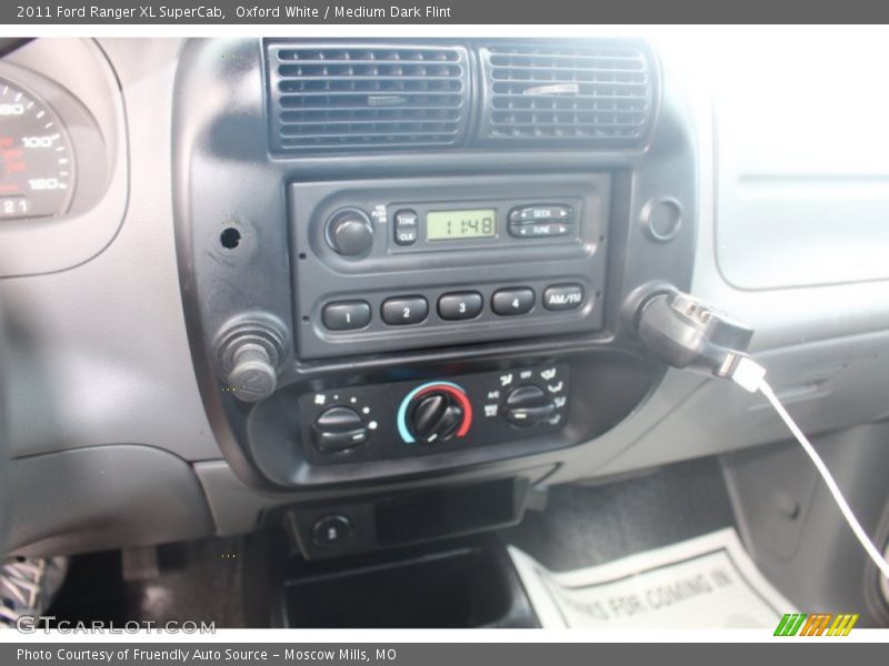 Oxford White / Medium Dark Flint 2011 Ford Ranger XL SuperCab