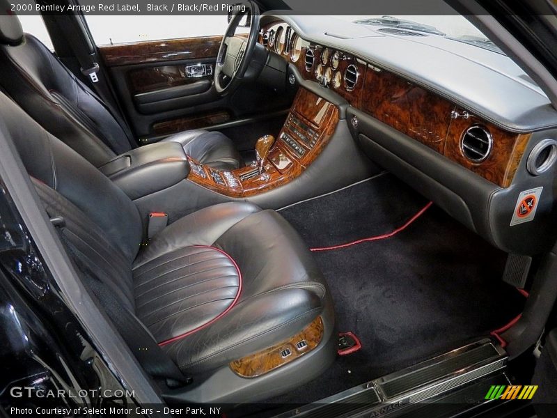 Front Seat of 2000 Arnage Red Label