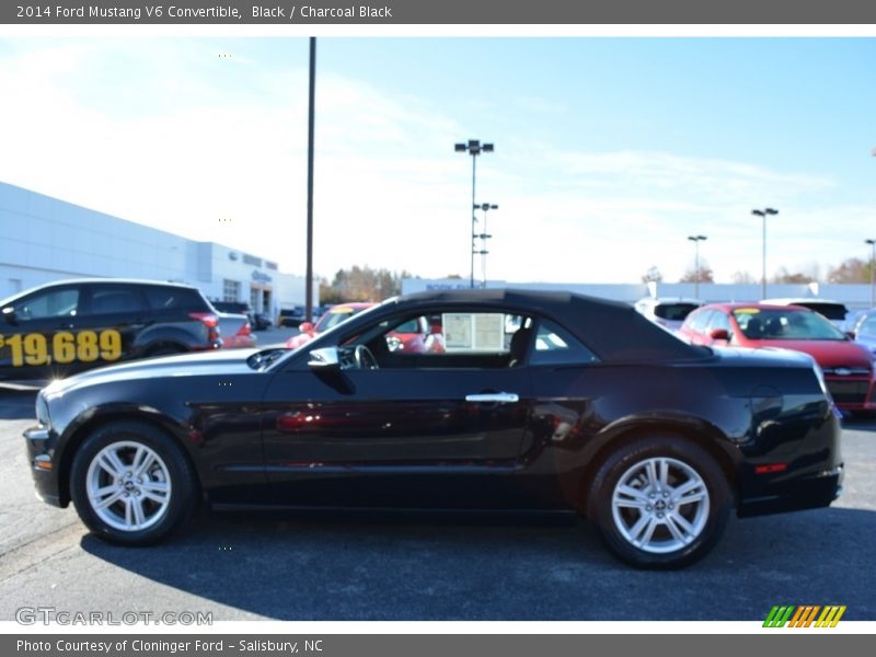 Black / Charcoal Black 2014 Ford Mustang V6 Convertible
