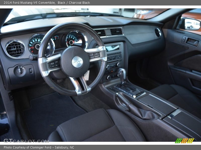 Black / Charcoal Black 2014 Ford Mustang V6 Convertible