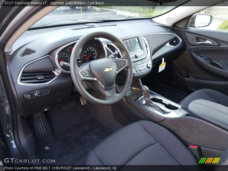 Nightfall Gray Metallic / Jet Black 2017 Chevrolet Malibu LT