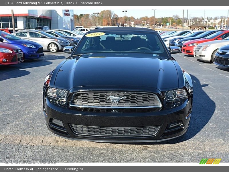 Black / Charcoal Black 2014 Ford Mustang V6 Convertible