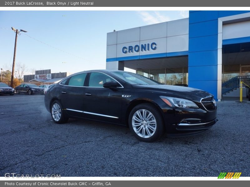 Black Onyx / Light Neutral 2017 Buick LaCrosse