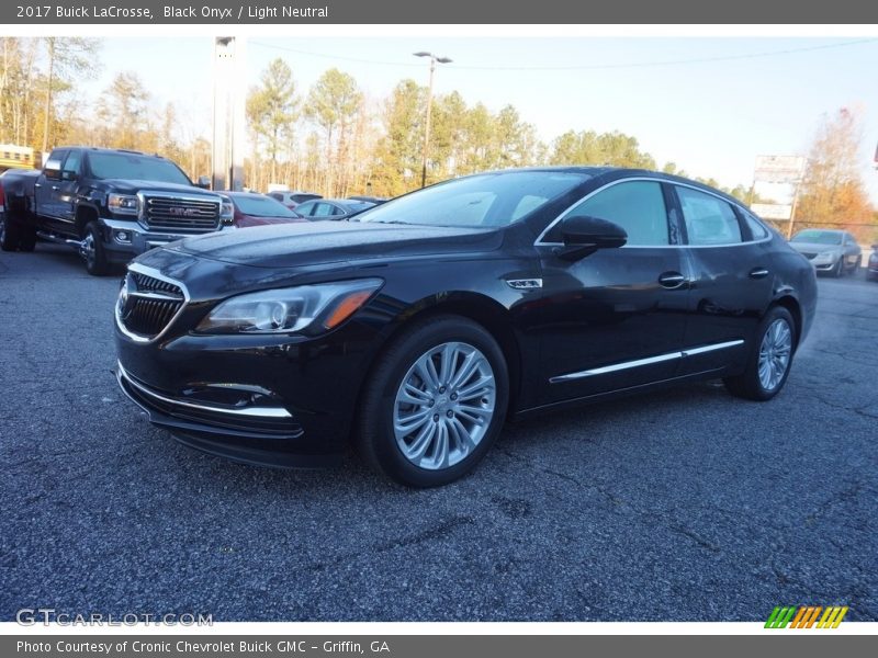 Black Onyx / Light Neutral 2017 Buick LaCrosse