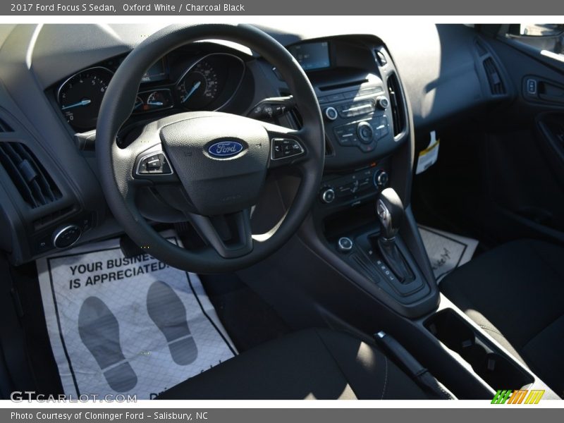 Dashboard of 2017 Focus S Sedan