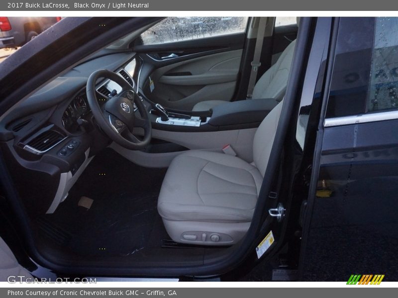 Black Onyx / Light Neutral 2017 Buick LaCrosse