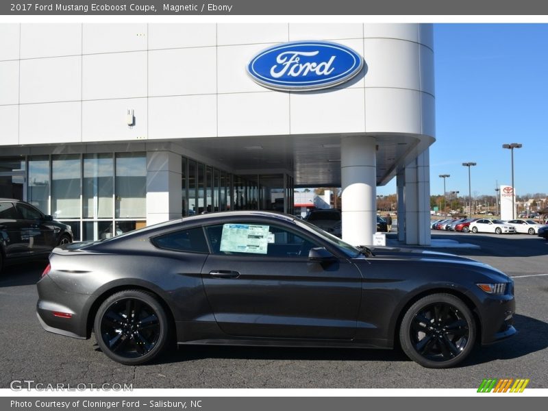 Magnetic / Ebony 2017 Ford Mustang Ecoboost Coupe
