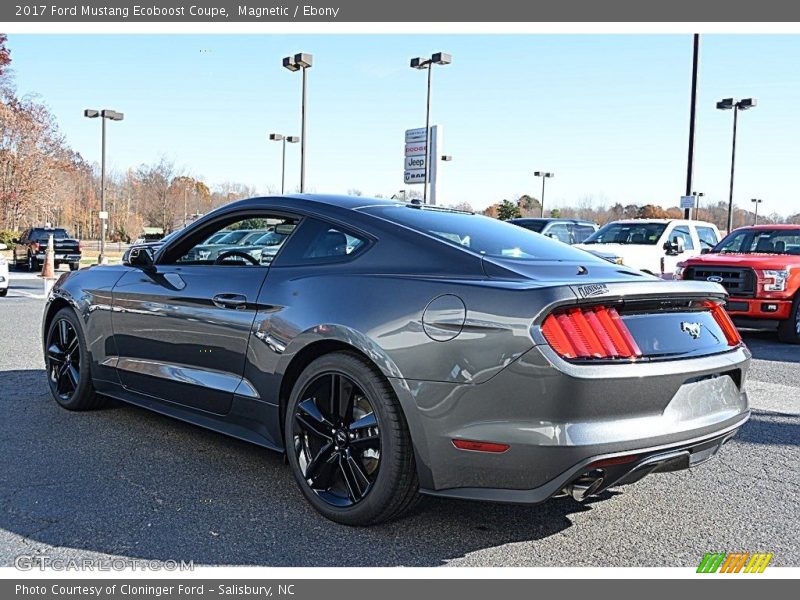Magnetic / Ebony 2017 Ford Mustang Ecoboost Coupe