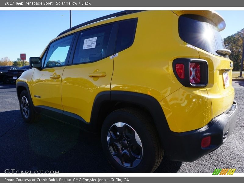 Solar Yellow / Black 2017 Jeep Renegade Sport