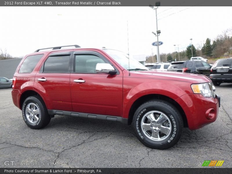 Toreador Red Metallic / Charcoal Black 2012 Ford Escape XLT 4WD