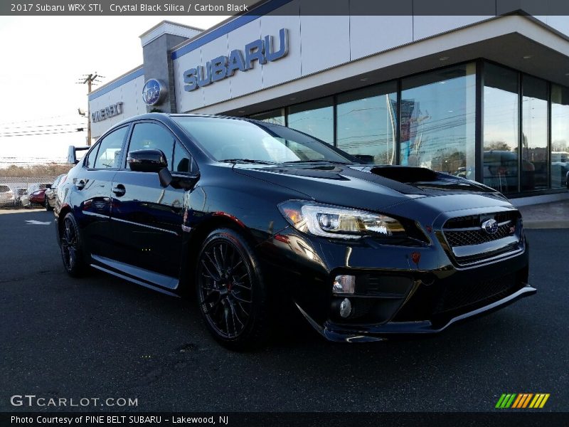Crystal Black Silica / Carbon Black 2017 Subaru WRX STI
