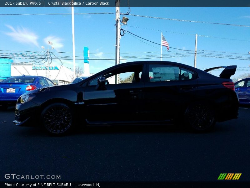 Crystal Black Silica / Carbon Black 2017 Subaru WRX STI