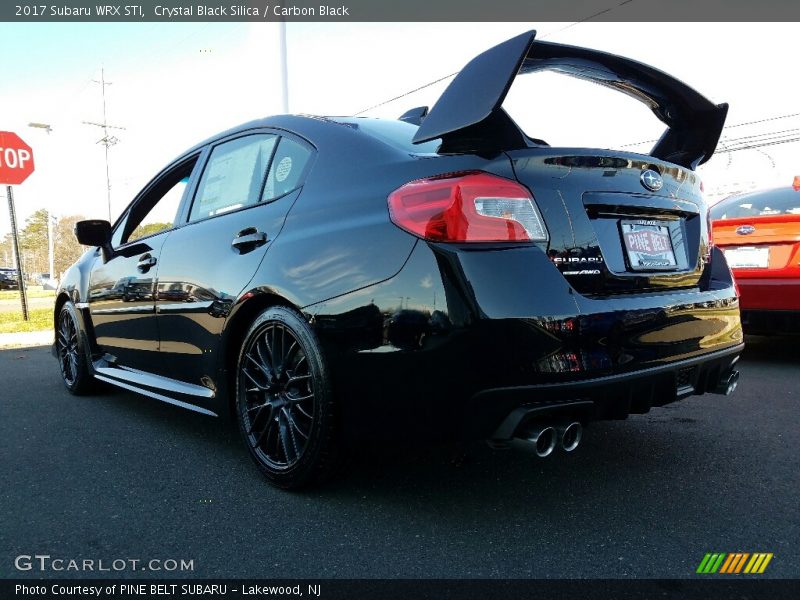 Crystal Black Silica / Carbon Black 2017 Subaru WRX STI