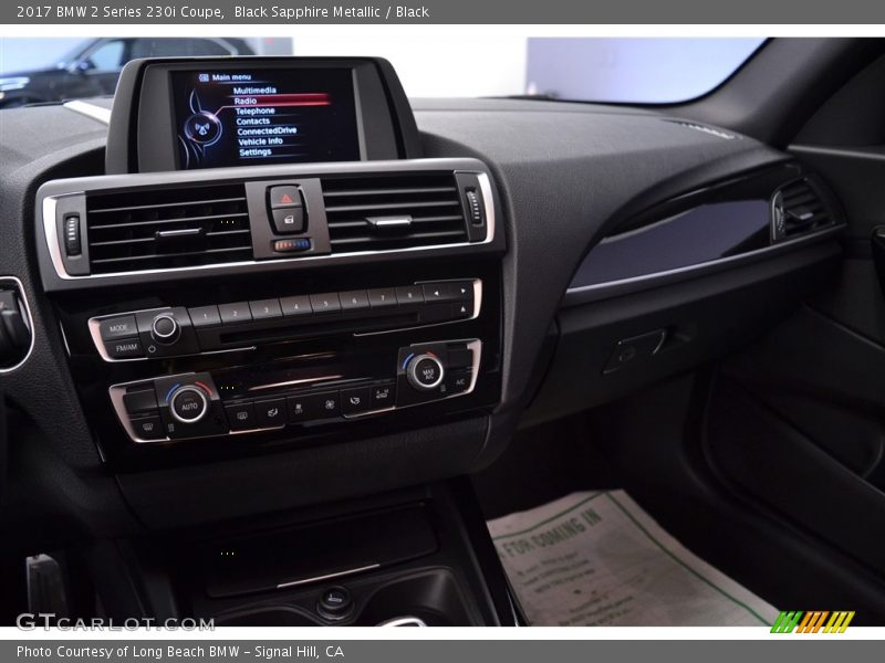 Black Sapphire Metallic / Black 2017 BMW 2 Series 230i Coupe
