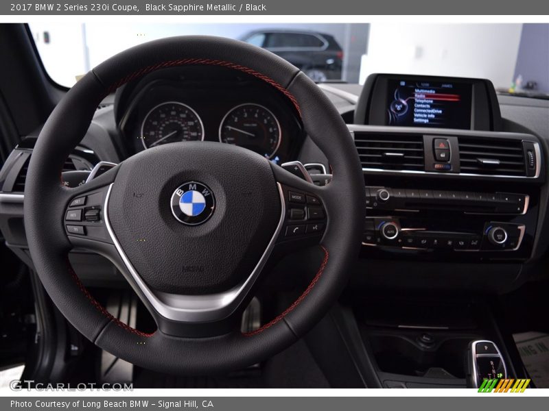 Black Sapphire Metallic / Black 2017 BMW 2 Series 230i Coupe