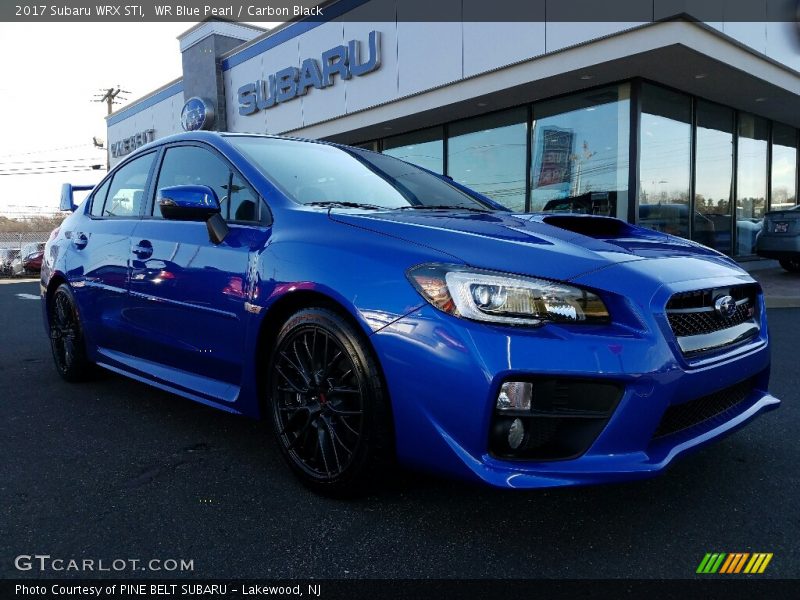 WR Blue Pearl / Carbon Black 2017 Subaru WRX STI