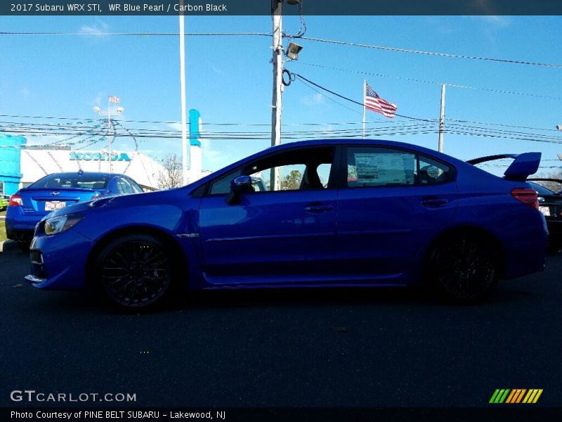 WR Blue Pearl / Carbon Black 2017 Subaru WRX STI