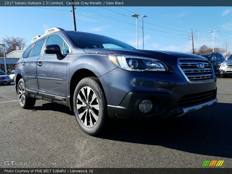 Carbide Gray Metallic / Slate Black 2017 Subaru Outback 2.5i Limited