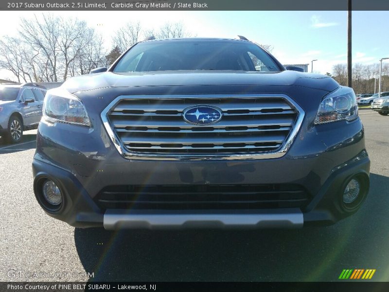 Carbide Gray Metallic / Slate Black 2017 Subaru Outback 2.5i Limited