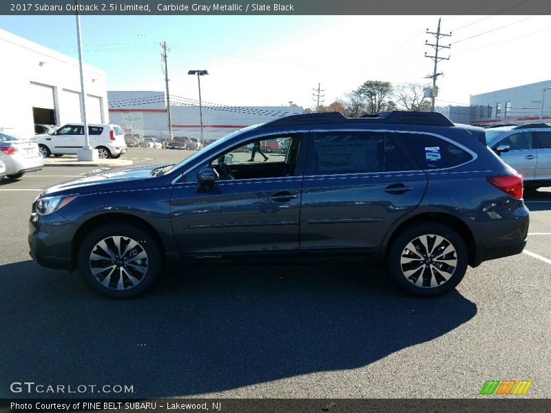 Carbide Gray Metallic / Slate Black 2017 Subaru Outback 2.5i Limited