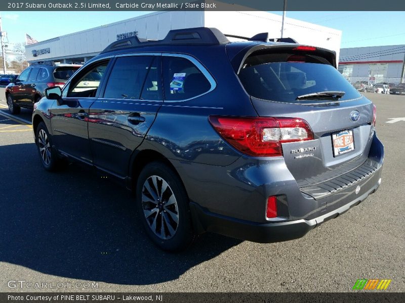 Carbide Gray Metallic / Slate Black 2017 Subaru Outback 2.5i Limited