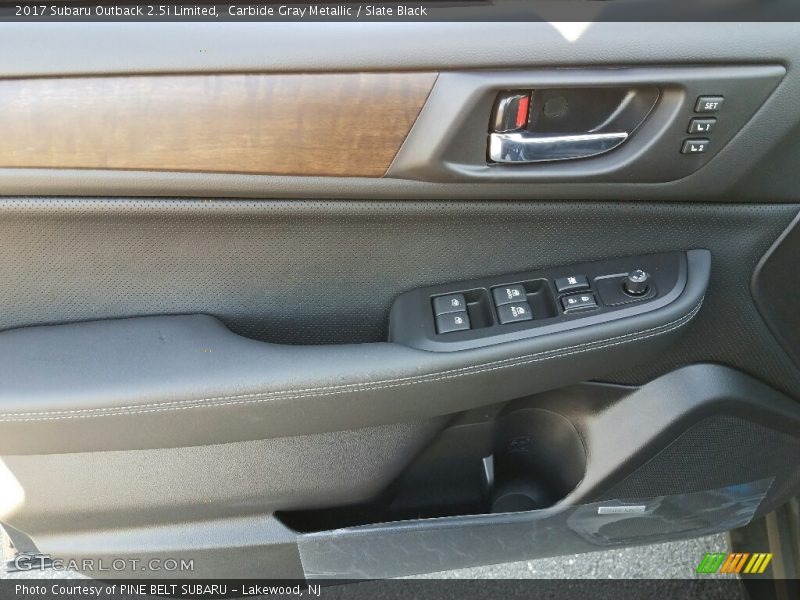 Carbide Gray Metallic / Slate Black 2017 Subaru Outback 2.5i Limited