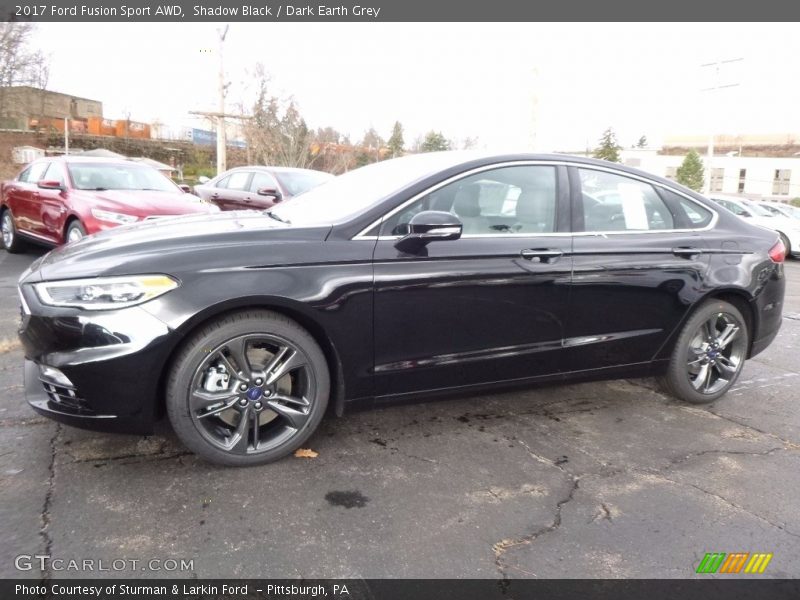 Front 3/4 View of 2017 Fusion Sport AWD