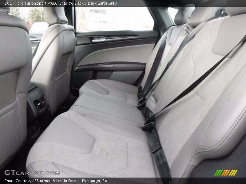 Rear Seat of 2017 Fusion Sport AWD