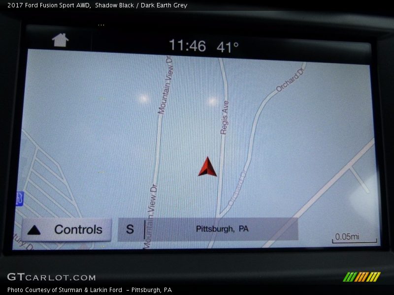 Navigation of 2017 Fusion Sport AWD