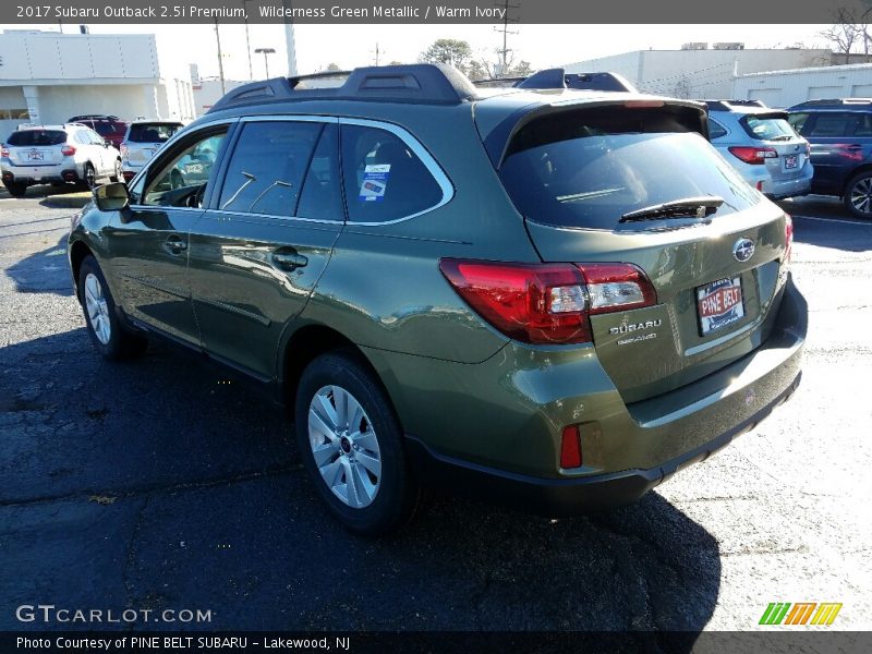 Wilderness Green Metallic / Warm Ivory 2017 Subaru Outback 2.5i Premium