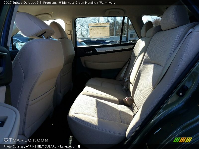 Wilderness Green Metallic / Warm Ivory 2017 Subaru Outback 2.5i Premium