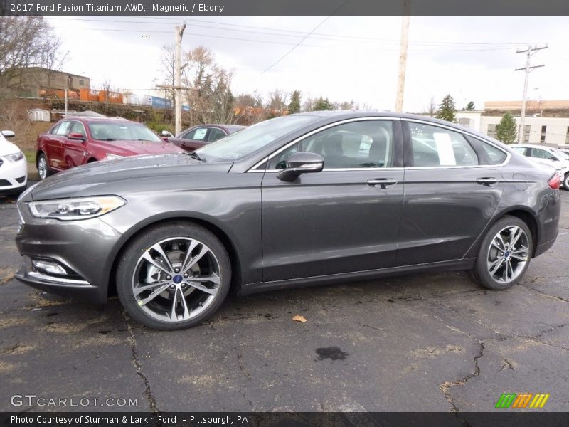 Magnetic / Ebony 2017 Ford Fusion Titanium AWD