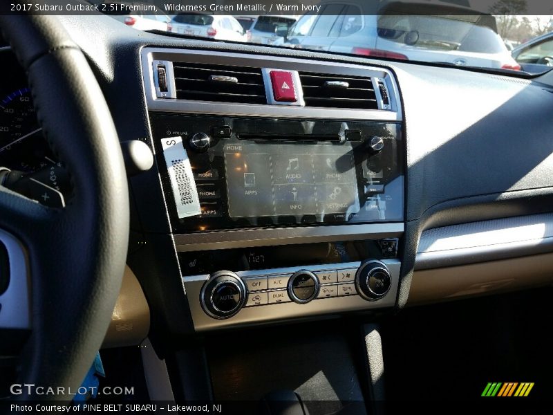Wilderness Green Metallic / Warm Ivory 2017 Subaru Outback 2.5i Premium