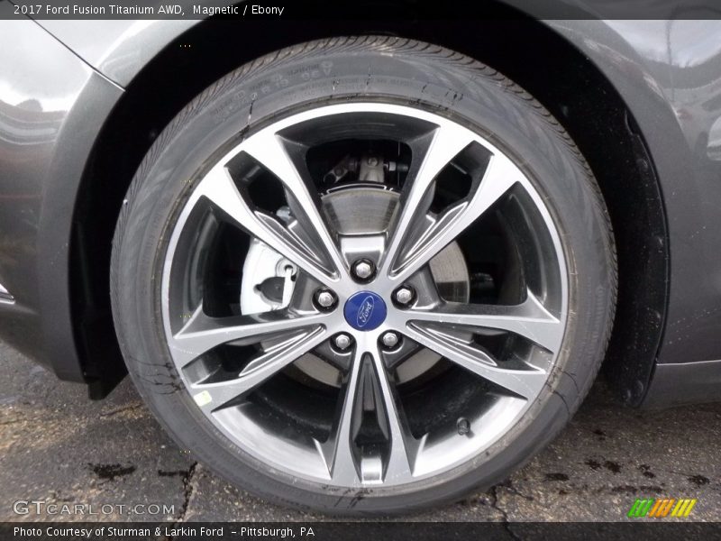 Magnetic / Ebony 2017 Ford Fusion Titanium AWD