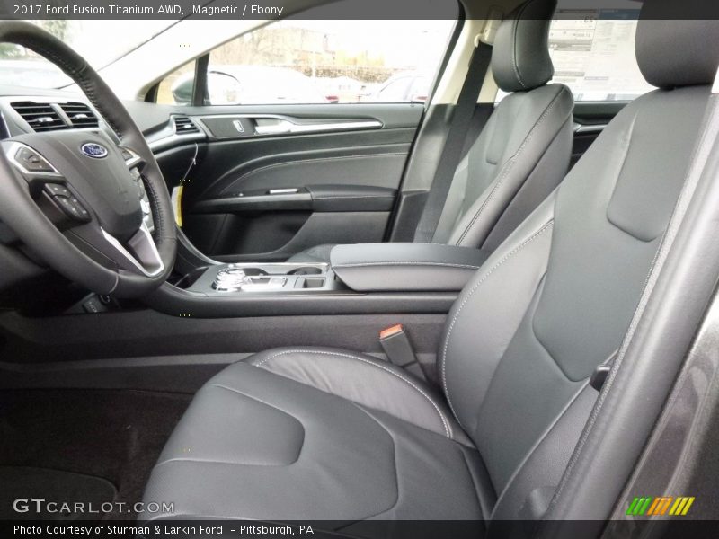 Magnetic / Ebony 2017 Ford Fusion Titanium AWD