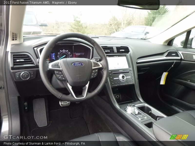 Magnetic / Ebony 2017 Ford Fusion Titanium AWD