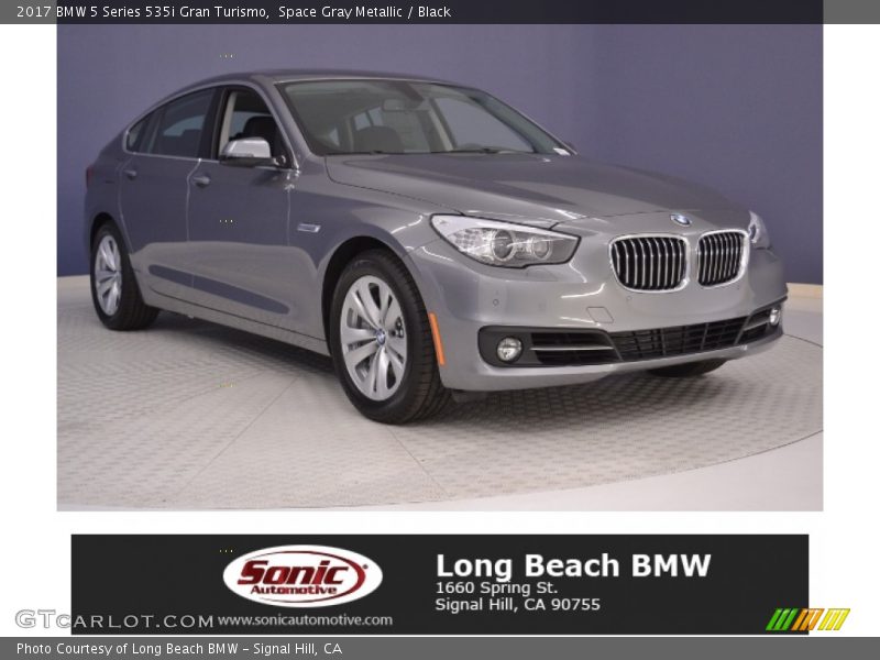 Space Gray Metallic / Black 2017 BMW 5 Series 535i Gran Turismo