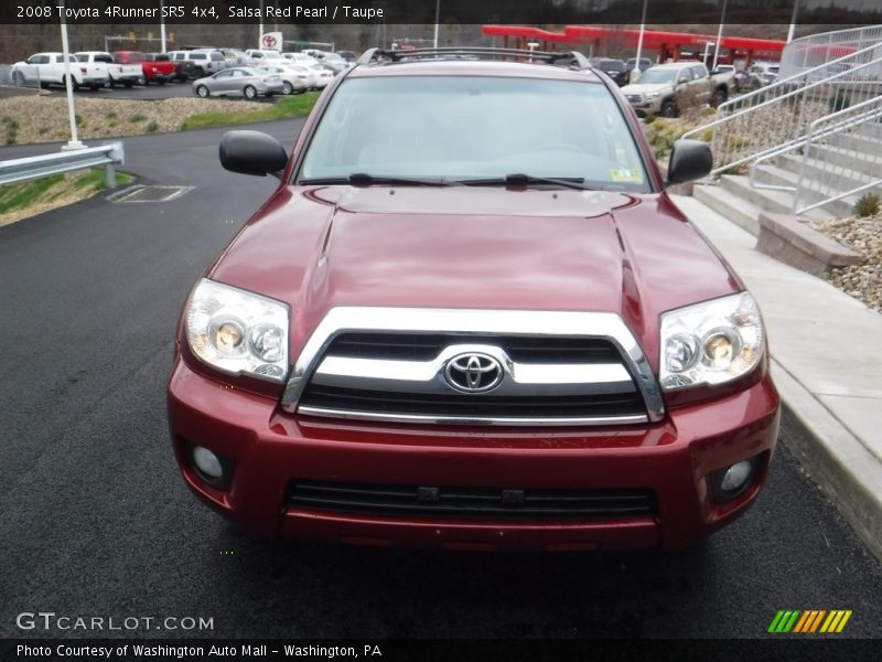 Salsa Red Pearl / Taupe 2008 Toyota 4Runner SR5 4x4