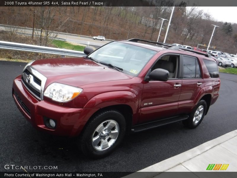 Salsa Red Pearl / Taupe 2008 Toyota 4Runner SR5 4x4