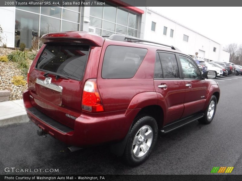 Salsa Red Pearl / Taupe 2008 Toyota 4Runner SR5 4x4
