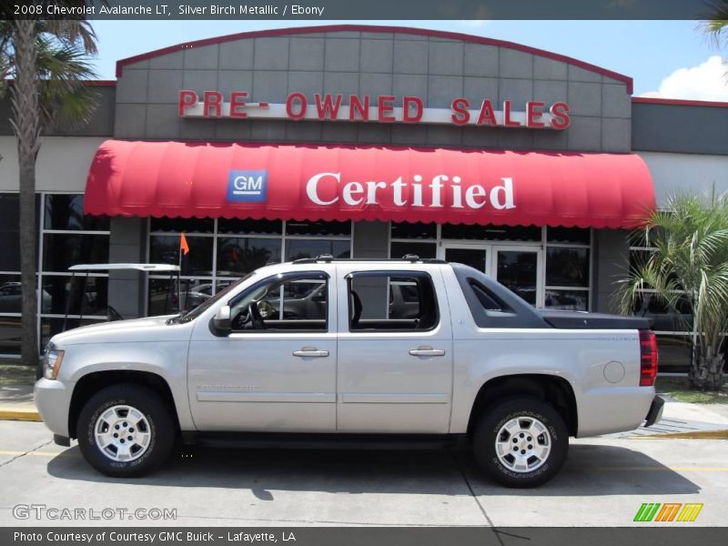 Silver Birch Metallic / Ebony 2008 Chevrolet Avalanche LT