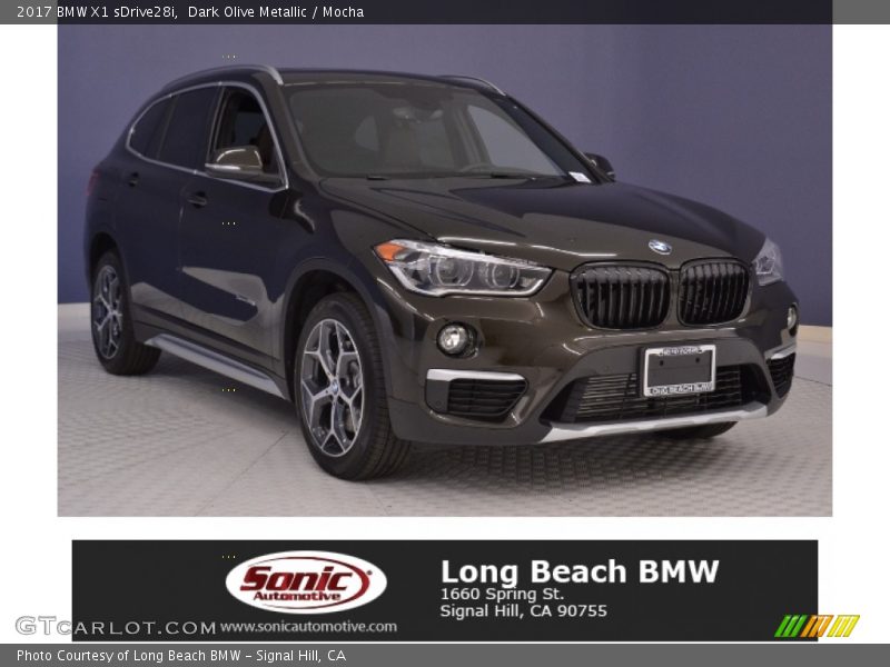 Dark Olive Metallic / Mocha 2017 BMW X1 sDrive28i