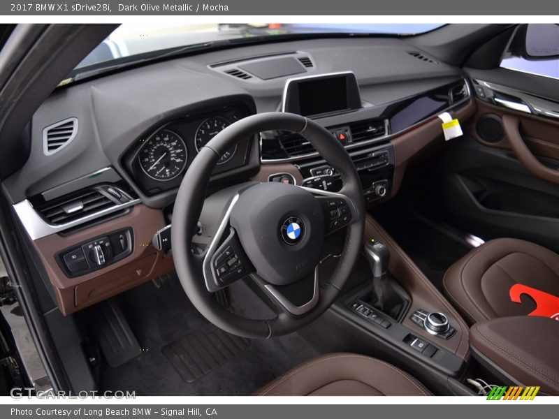 Dark Olive Metallic / Mocha 2017 BMW X1 sDrive28i