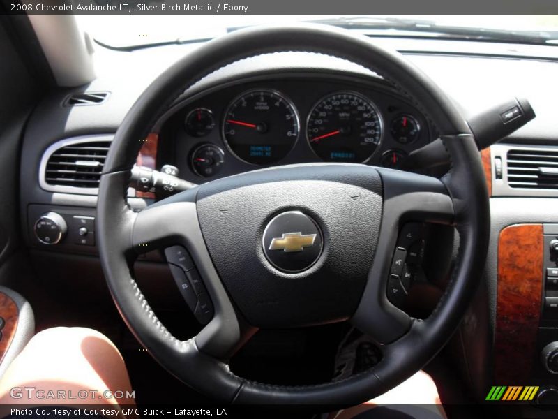 Silver Birch Metallic / Ebony 2008 Chevrolet Avalanche LT