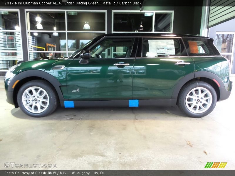 British Racing Green II Metallic / Carbon Black 2017 Mini Clubman Cooper ALL4