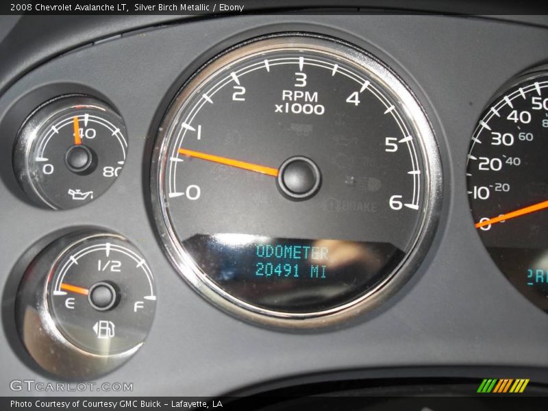 Silver Birch Metallic / Ebony 2008 Chevrolet Avalanche LT